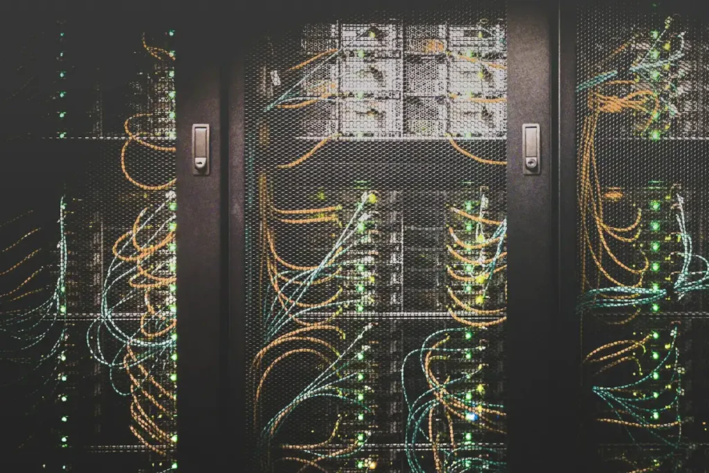 business IT server cabinet image